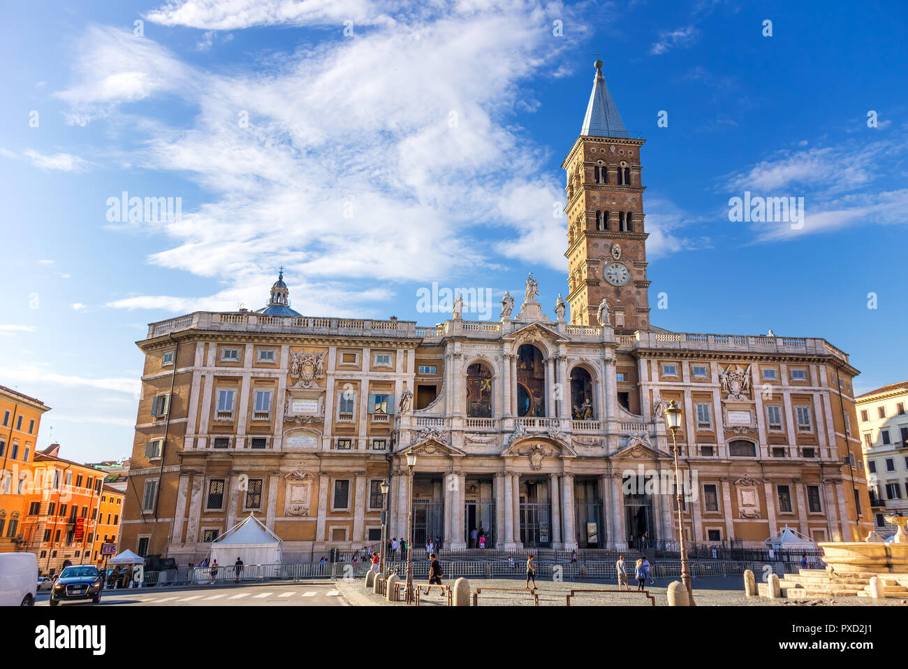 Roma/Italia - Agosto 28, 2018: papale Basilica di Santa Maria Maggiore Foto Stock