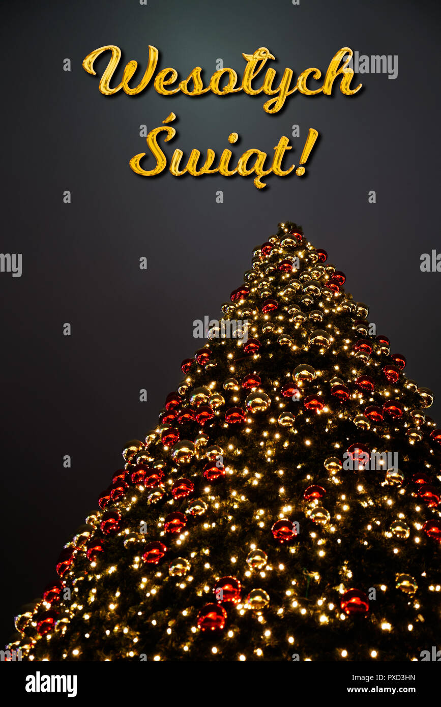 Buon Natale In Polacco.Polish Christmas Card Immagini E Fotos Stock Alamy