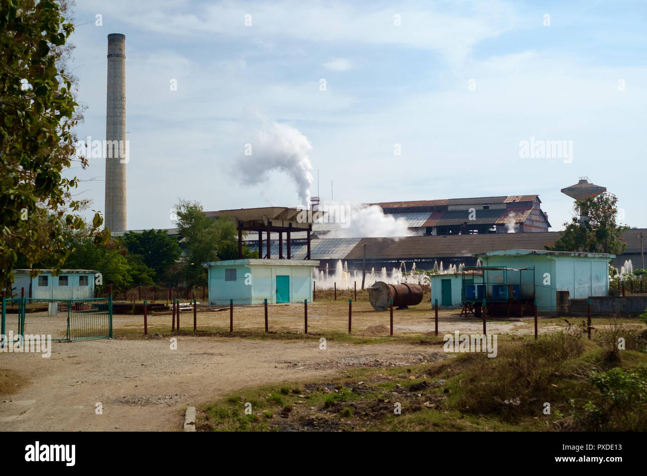 Lo zucchero cubano Mill Foto Stock