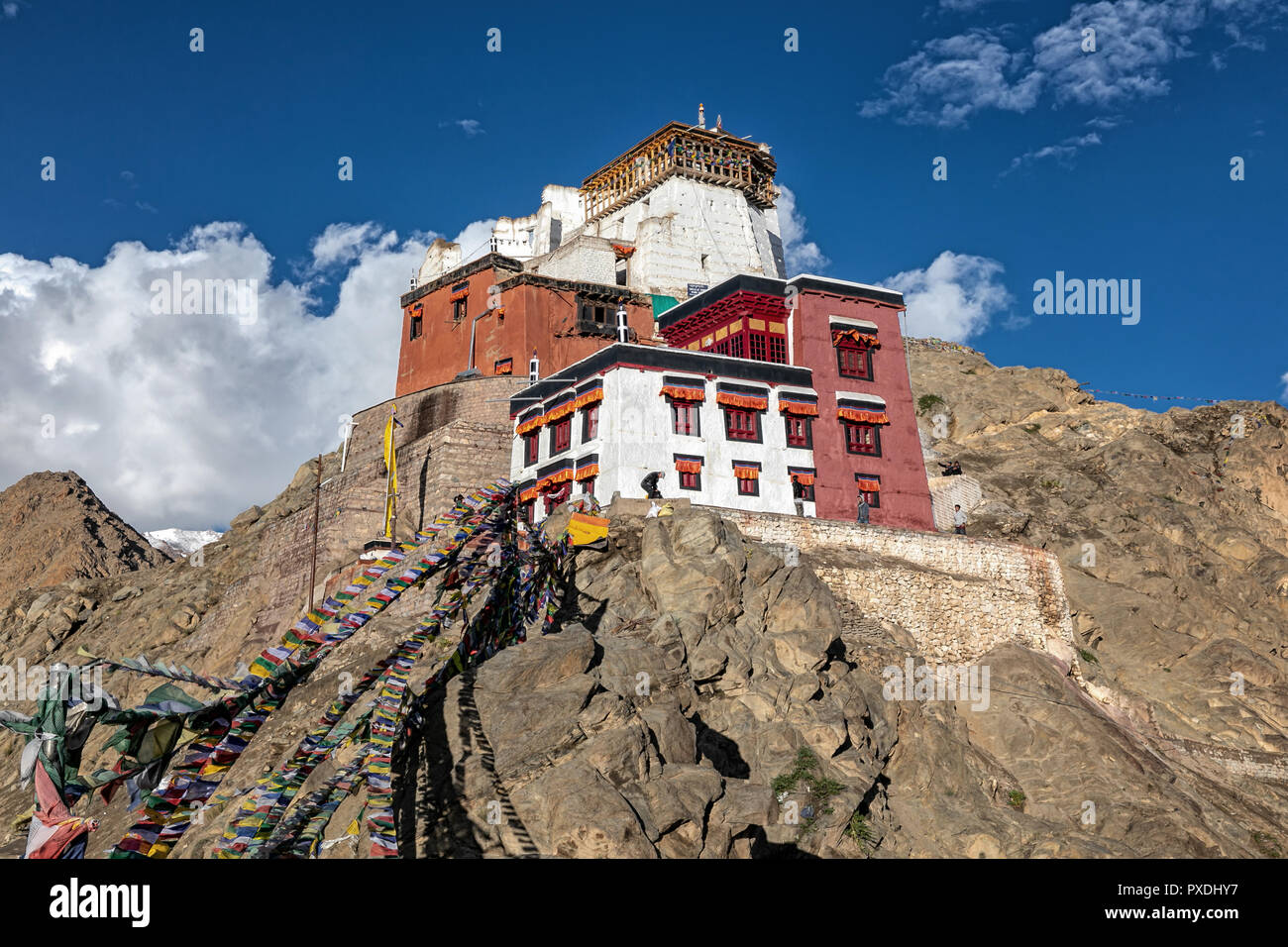 Namgyal Tsemo Gompa, Leh, Ladakh, India Foto Stock