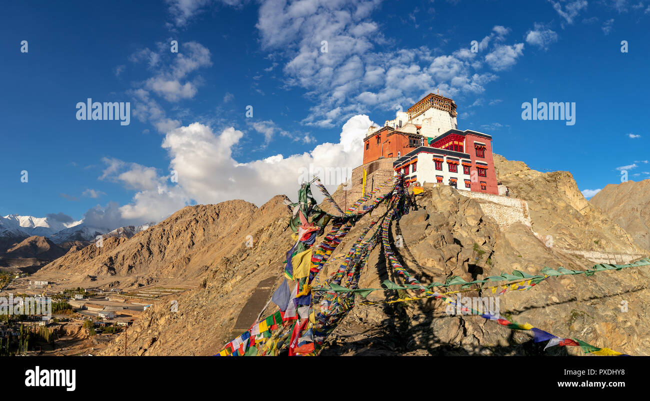 Namgyal Tsemo Gompa, Leh, Ladakh, India Foto Stock