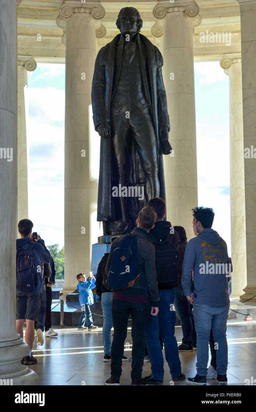 Thomas Jefferson Memorial, Washington DC Foto Stock