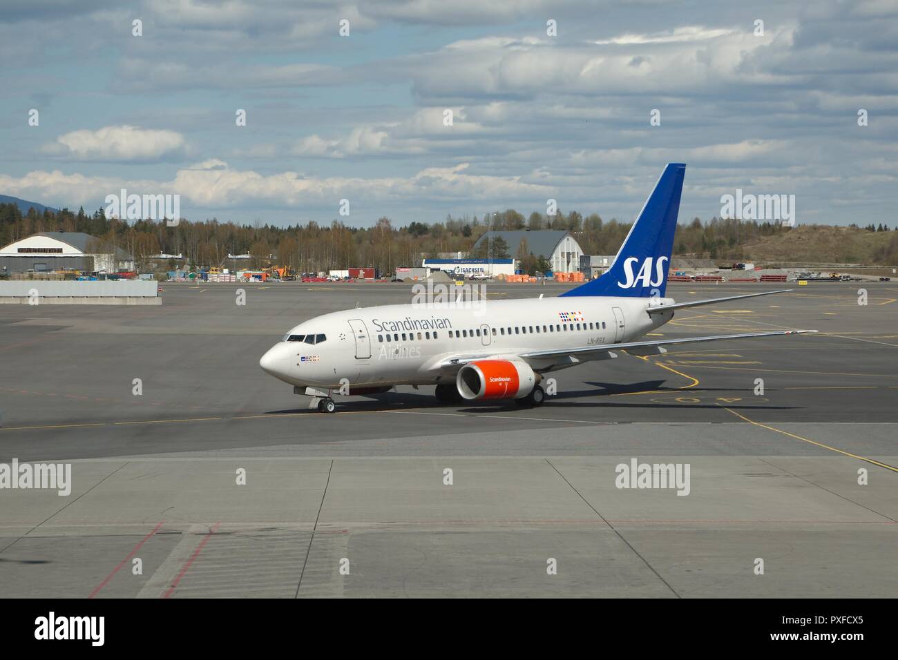 Piano in aeroporto Foto Stock
