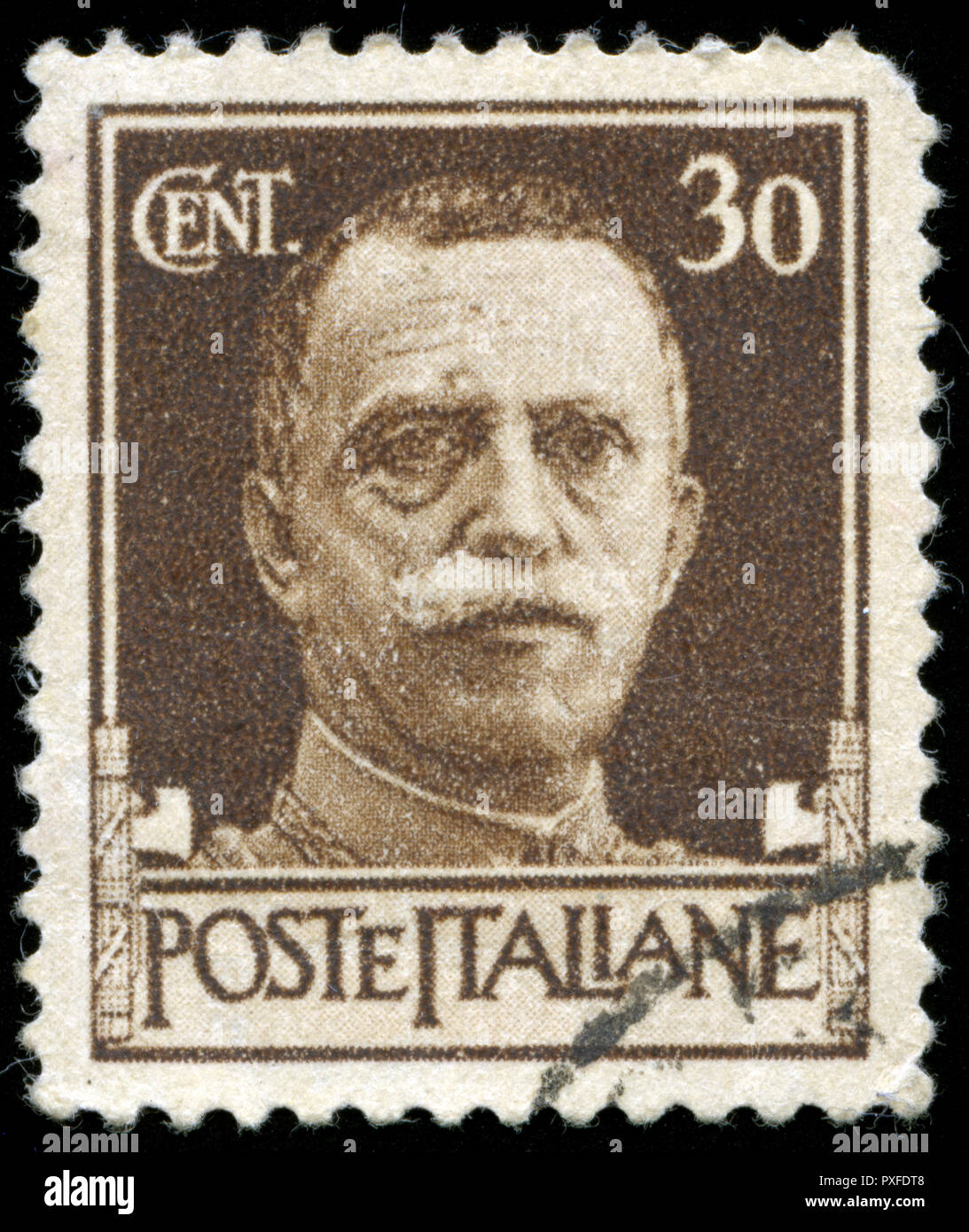 Con timbro postale timbro dall Italia nella serie imperiale emesso nel 1929  Foto stock - Alamy