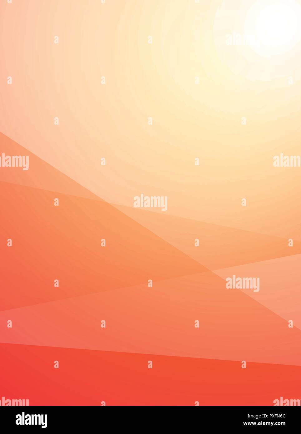 Meraviglioso sfondo luminoso per gli ordini aziendali, feste e party. Arancione sfondo verticale in estate soleggiato dell'umore. Illustrazione Vettoriale
