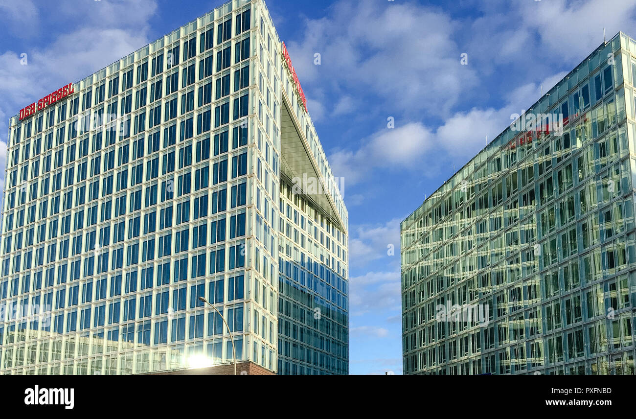 Sede di tedesco news magazin 'Der Spiegel' in Amburgo Foto Stock