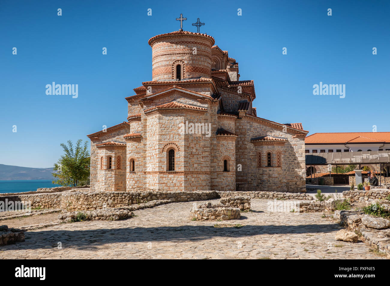 Basilica di San Clemente a Ohrid Macedonia Foto Stock