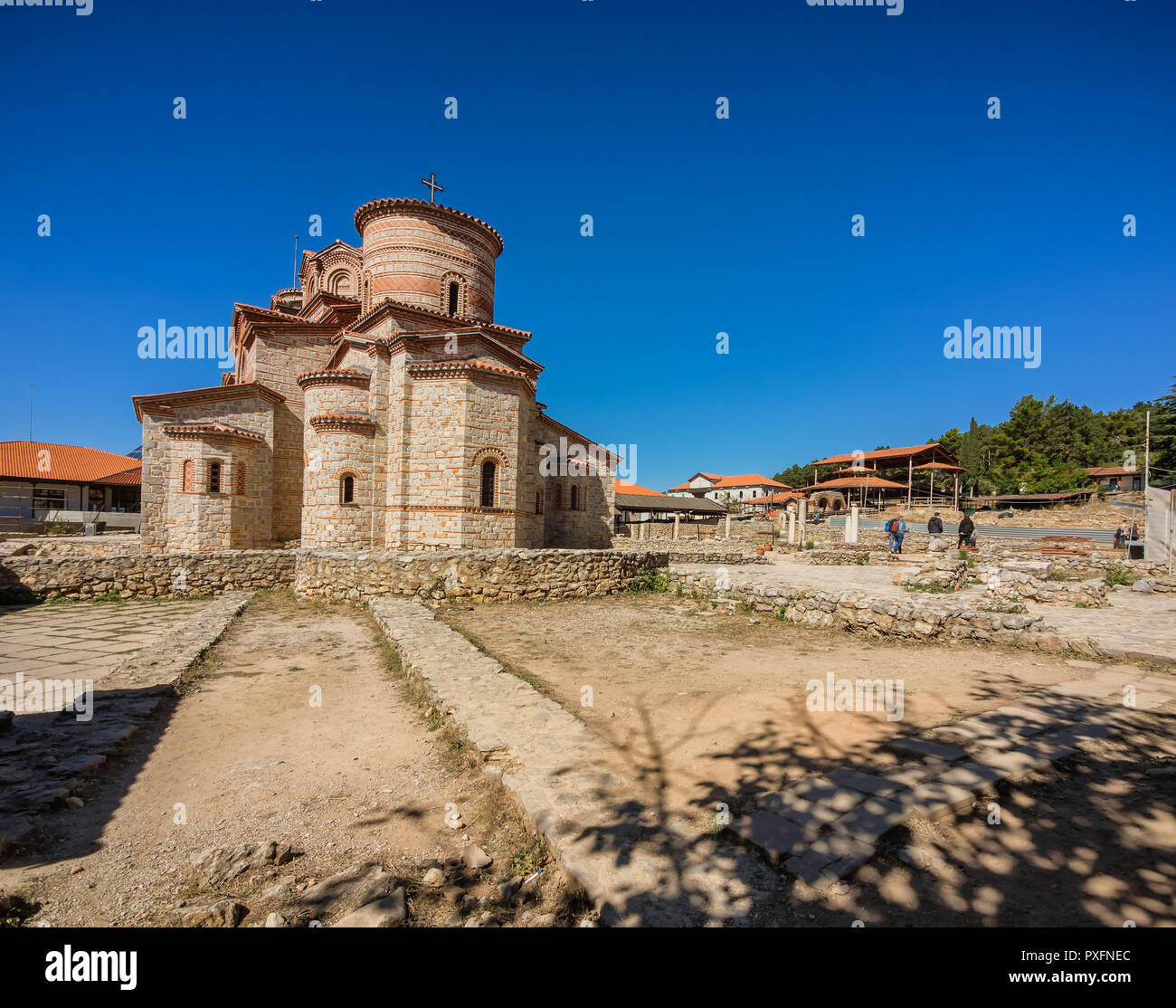 Basilica di San Clemente a Ohrid Macedonia Foto Stock
