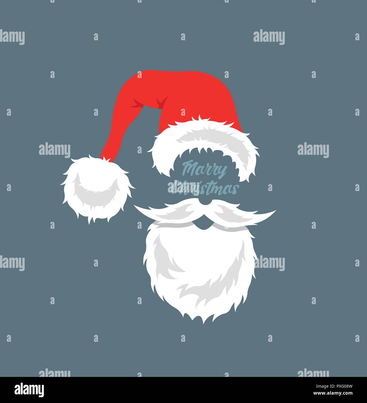 Babbo Natale Cartone Animato Con Buon Natale Messaggio