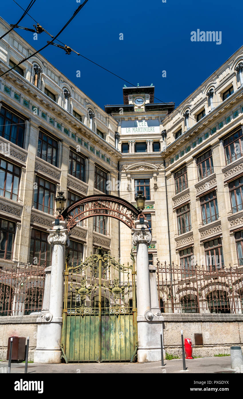 La Martiniere College a Lione, Francia Foto Stock