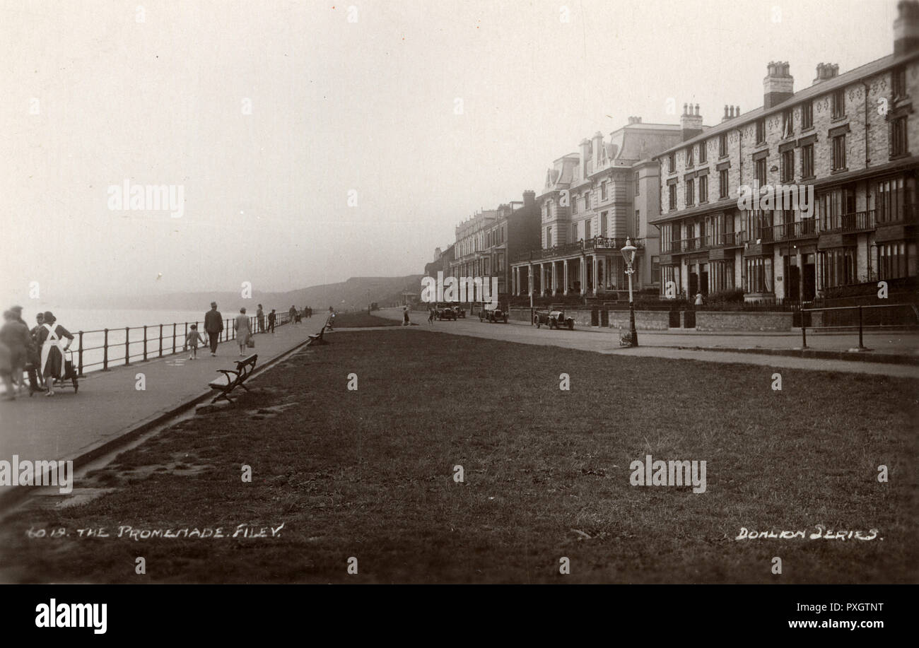 FILEY/YORKS/1920S Foto Stock