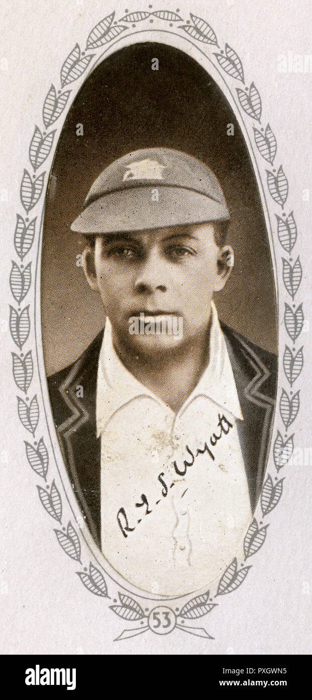 Bob Wyatt - Cricketer inglese Foto Stock