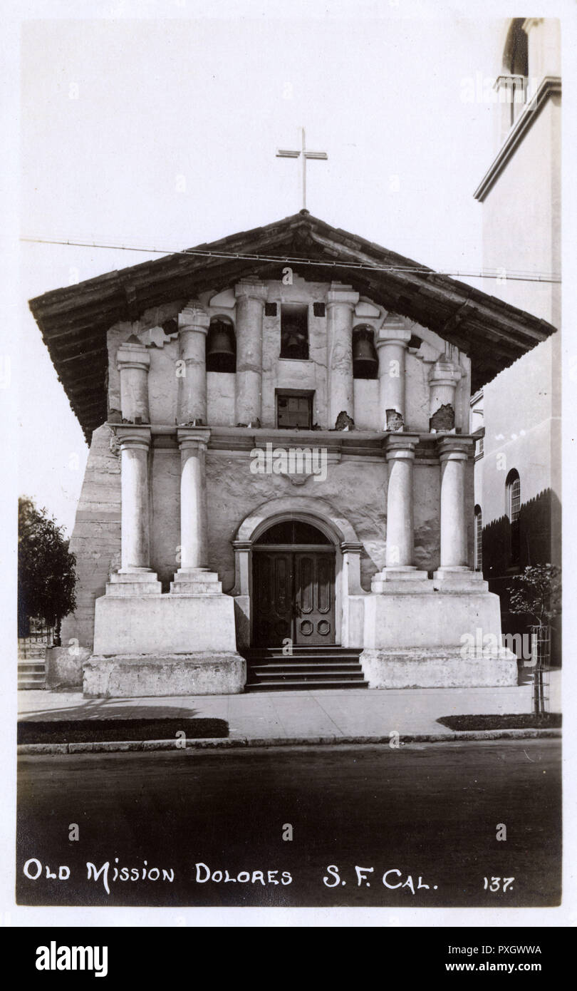 Old Mission, Dolores, San Francisco, California, USA Foto Stock
