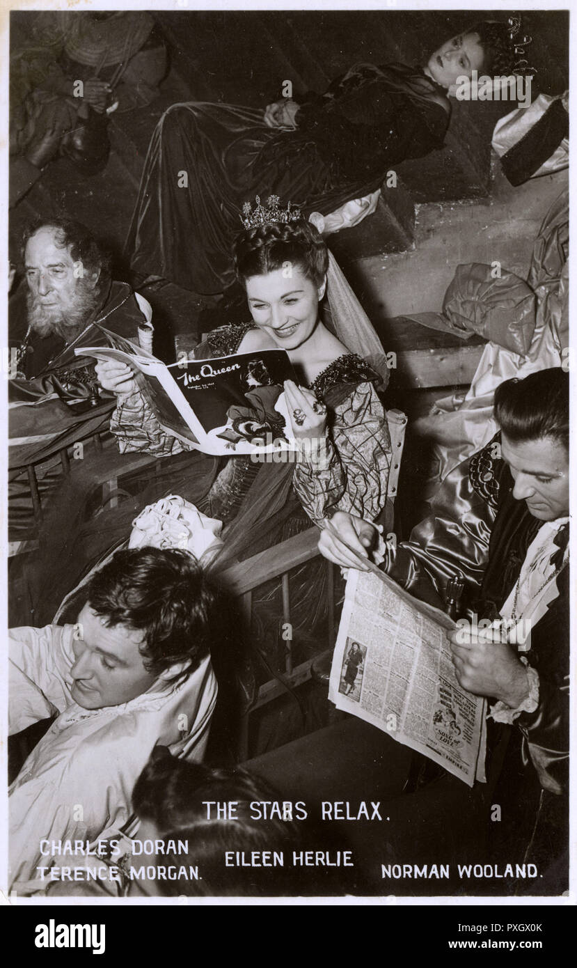 Riprese del film 'Hamlet' a Denham - le Stelle rilassante Foto Stock