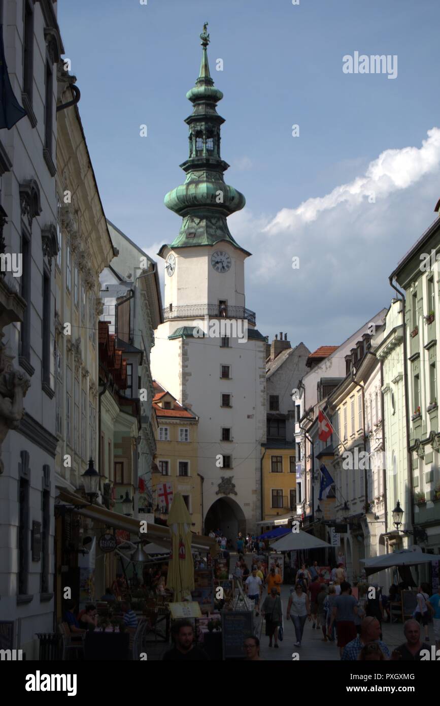 Città Vecchia, Bratislava Foto Stock