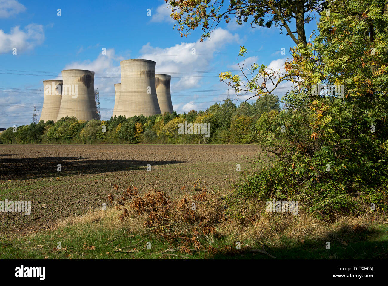 Drax power station, North Yorkshire, Inghilterra, Regno Unito Foto Stock