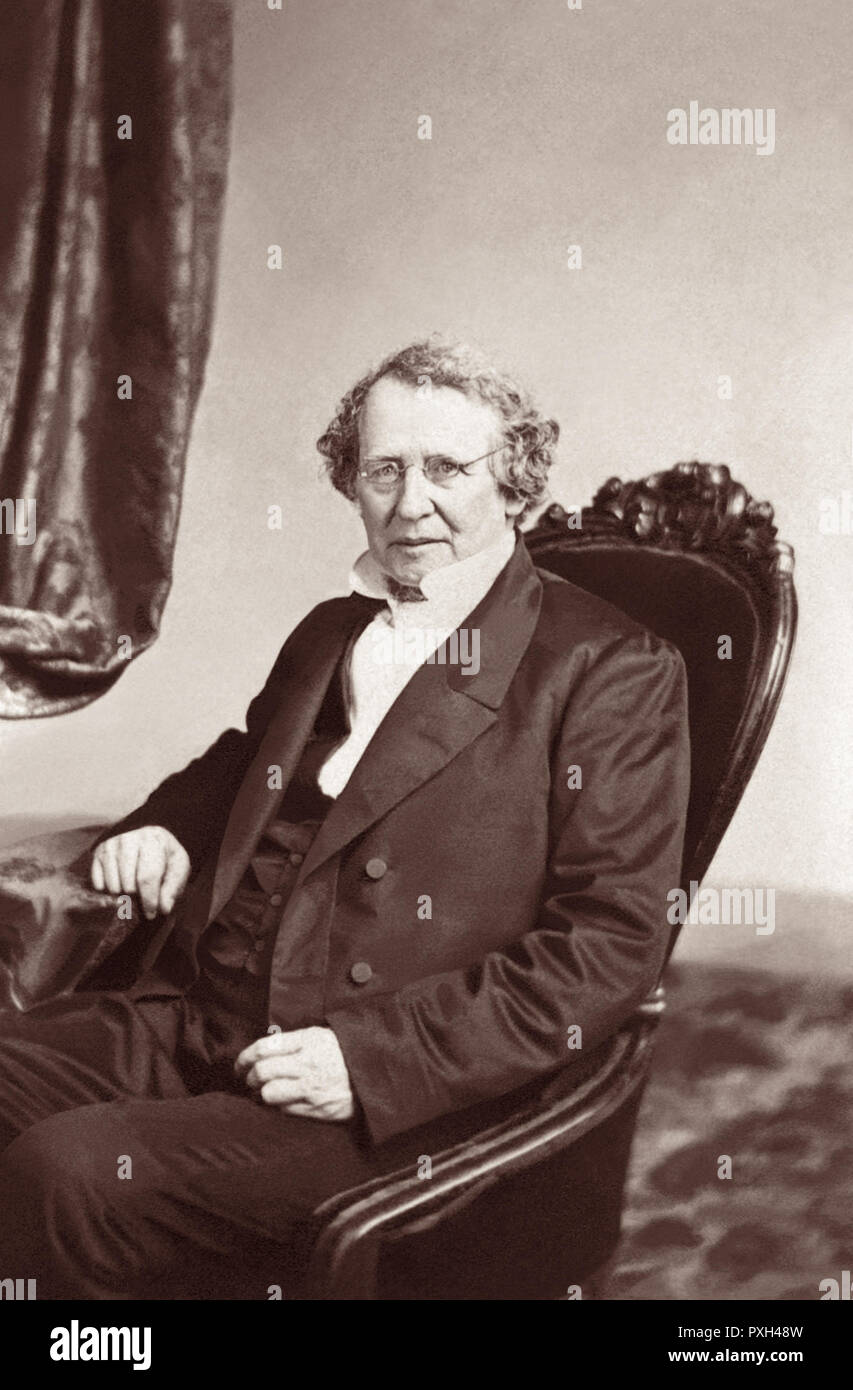 Charles Hodge ha (1797-1878), conservatore teologo presbiteriano e principale della Princeton Theological Seminary dal 1851 al 1878. Foto Stock