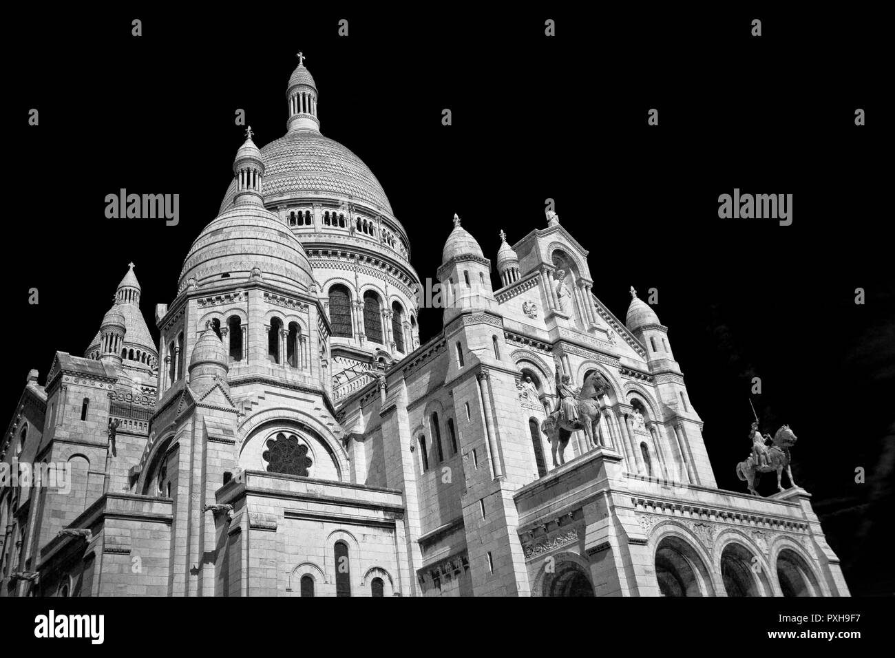 Estate strade di Parigi, Francia Foto Stock