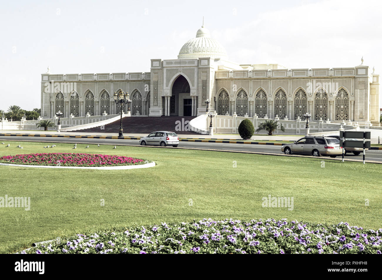 VAE culturale Sharjah Palace Square Foto Stock