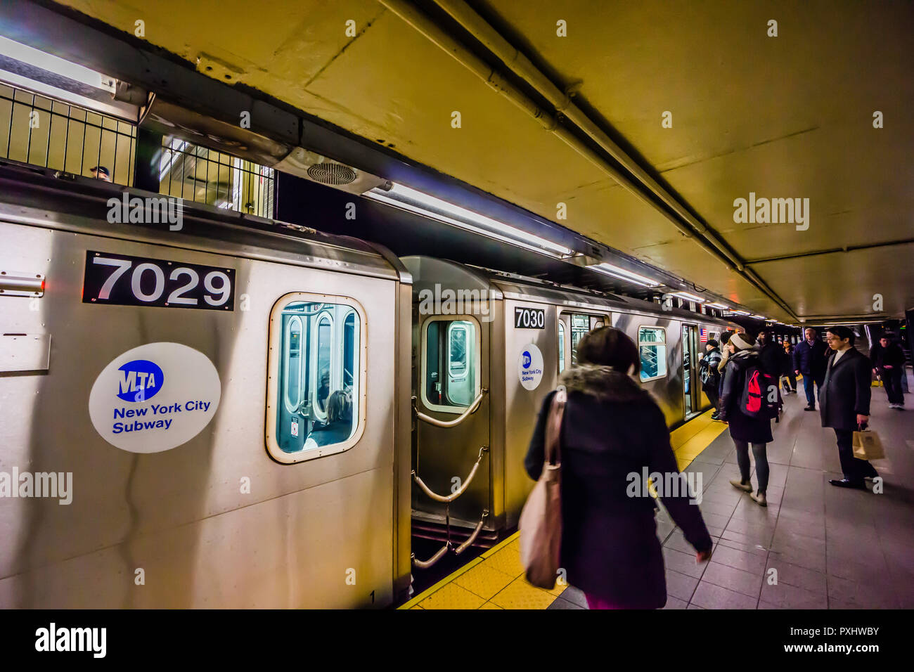 Quattordicesima Strada - Union Square Stazione della Metropolitana Manhattan   New York New York, Stati Uniti d'America Foto Stock