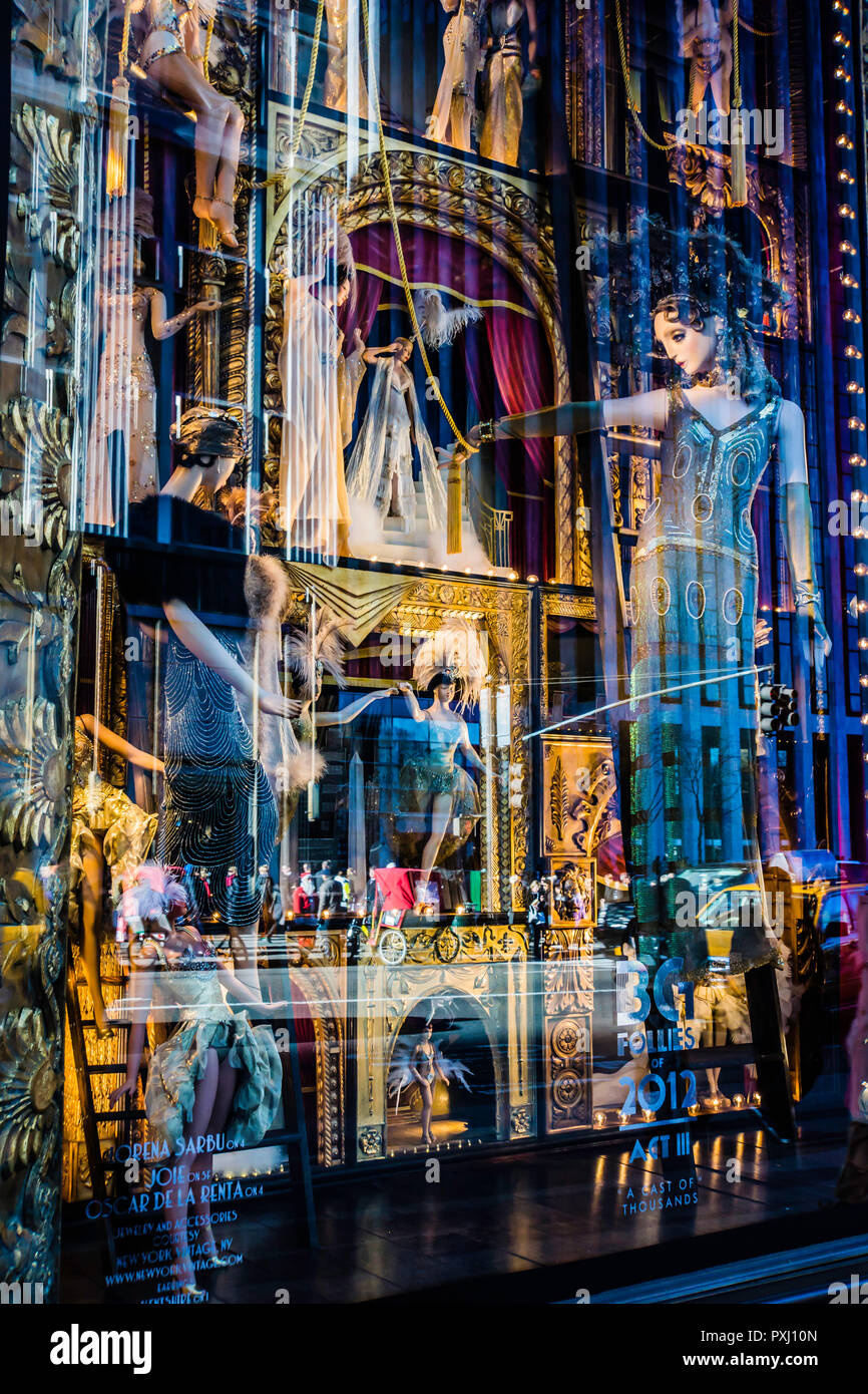 Bergdorf Goodman Fifth Avenue di Manhattan   New York New York, Stati Uniti d'America Foto Stock