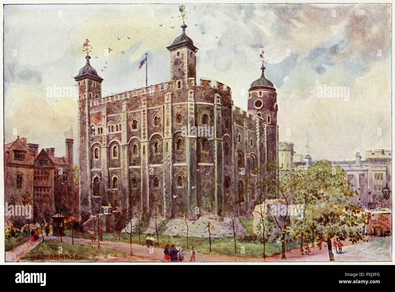 La Torre Bianca, la Torre di Londra Foto Stock