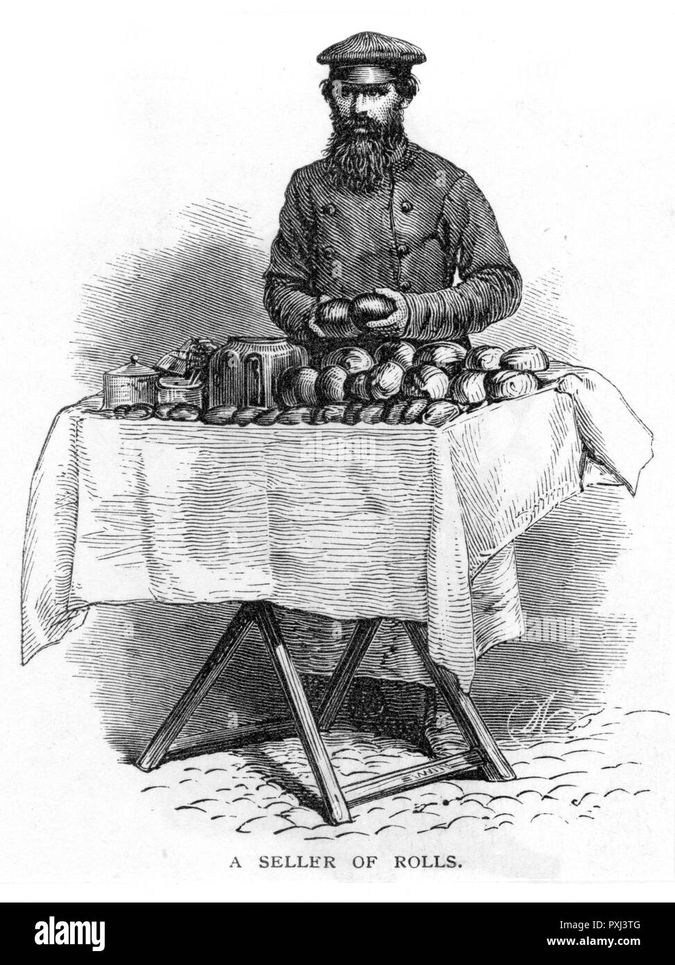 COMMERCIO DI STRADA/PANE Foto Stock