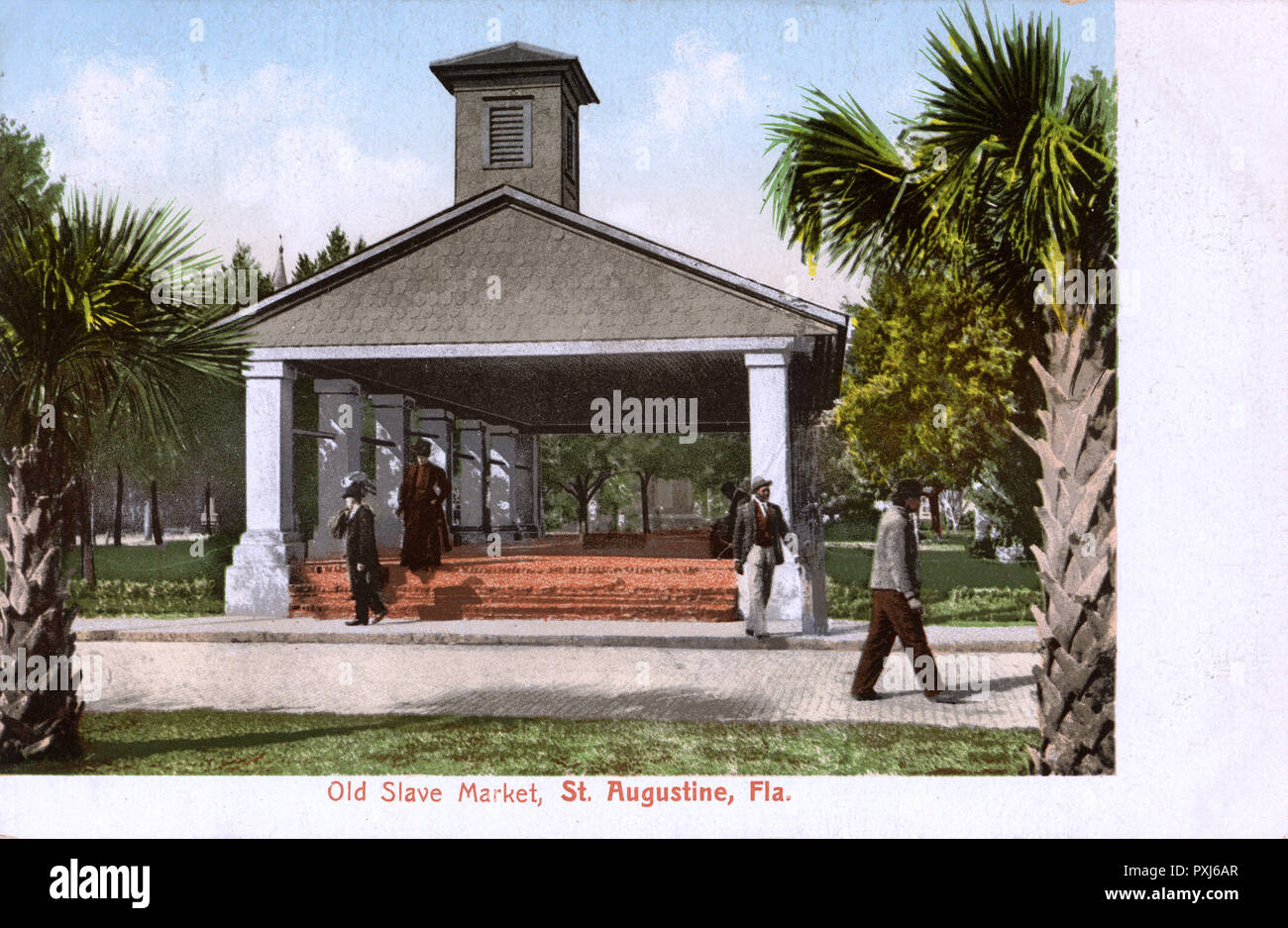 Il vecchio mercato degli schiavi, St. Augustine, Florida, Stati Uniti Foto Stock