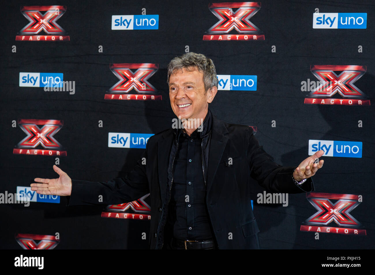Milano, Italia. 22 ottobre, 2018. X-Factor 12 Live photo call, Milano, Italia Credito: Valeria Portinari/Alamy Live News Foto Stock