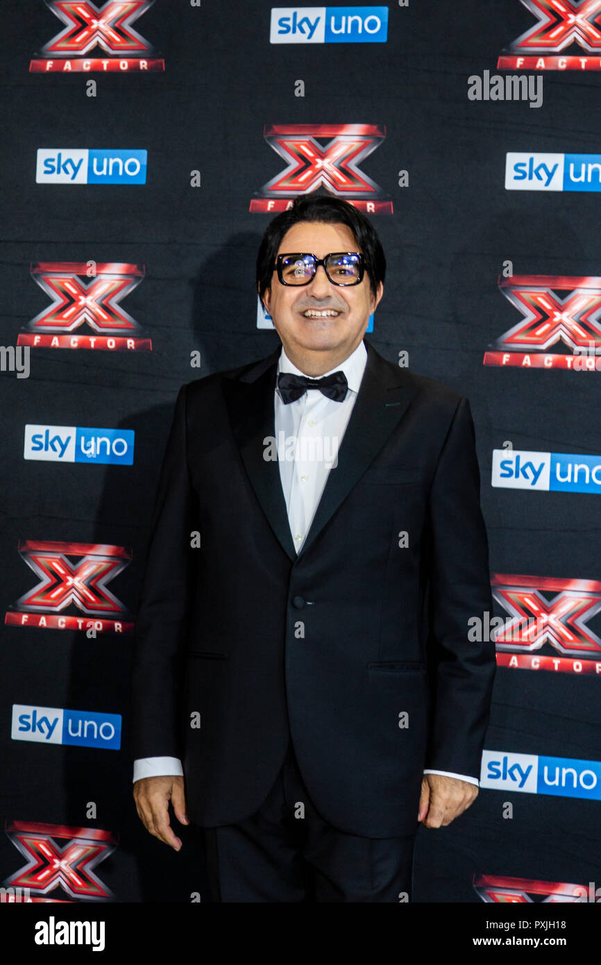 Milano, Italia. 22 ottobre, 2018. X-Factor 12 Live photo call, Milano, Italia Credito: Valeria Portinari/Alamy Live News Foto Stock