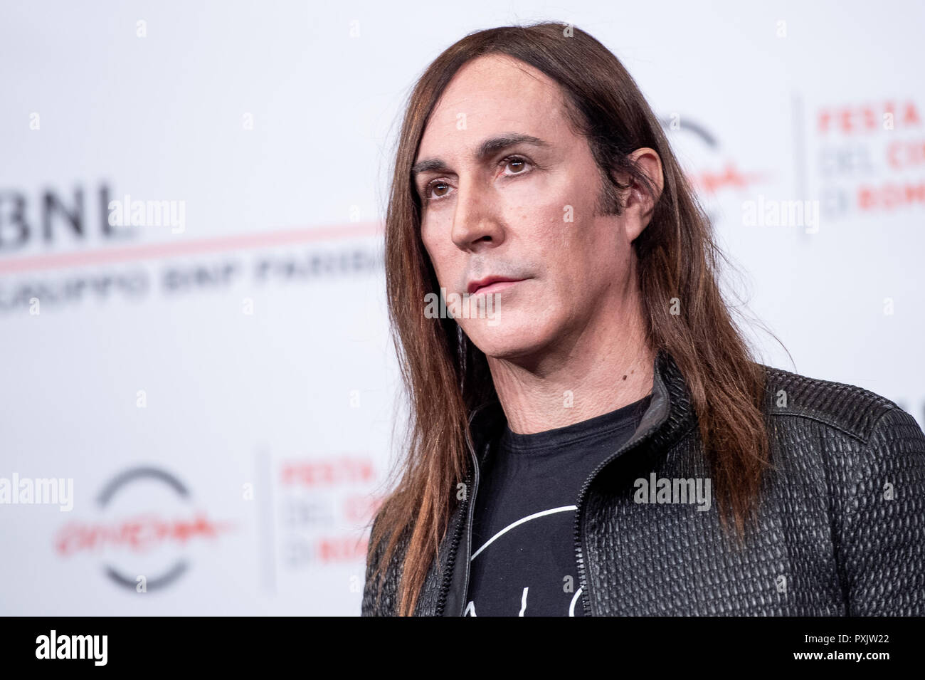 Roma, Italia. 23 ott 2018. Il cantante Manuel Agnelli assiste il 'Noi siamo Afterhours' photocall durante il XIII Roma Film Fest presso Auditorium Parco della Musica su 23 Ottobre 2018.Foto di Giuseppe Maffia Credito: Giuseppe Maffia/Alamy Live News Foto Stock