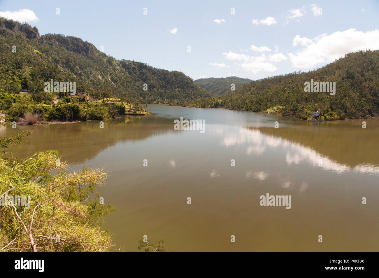 Lago Dos Bocas, Arecibo, Puerto Rico Foto Stock