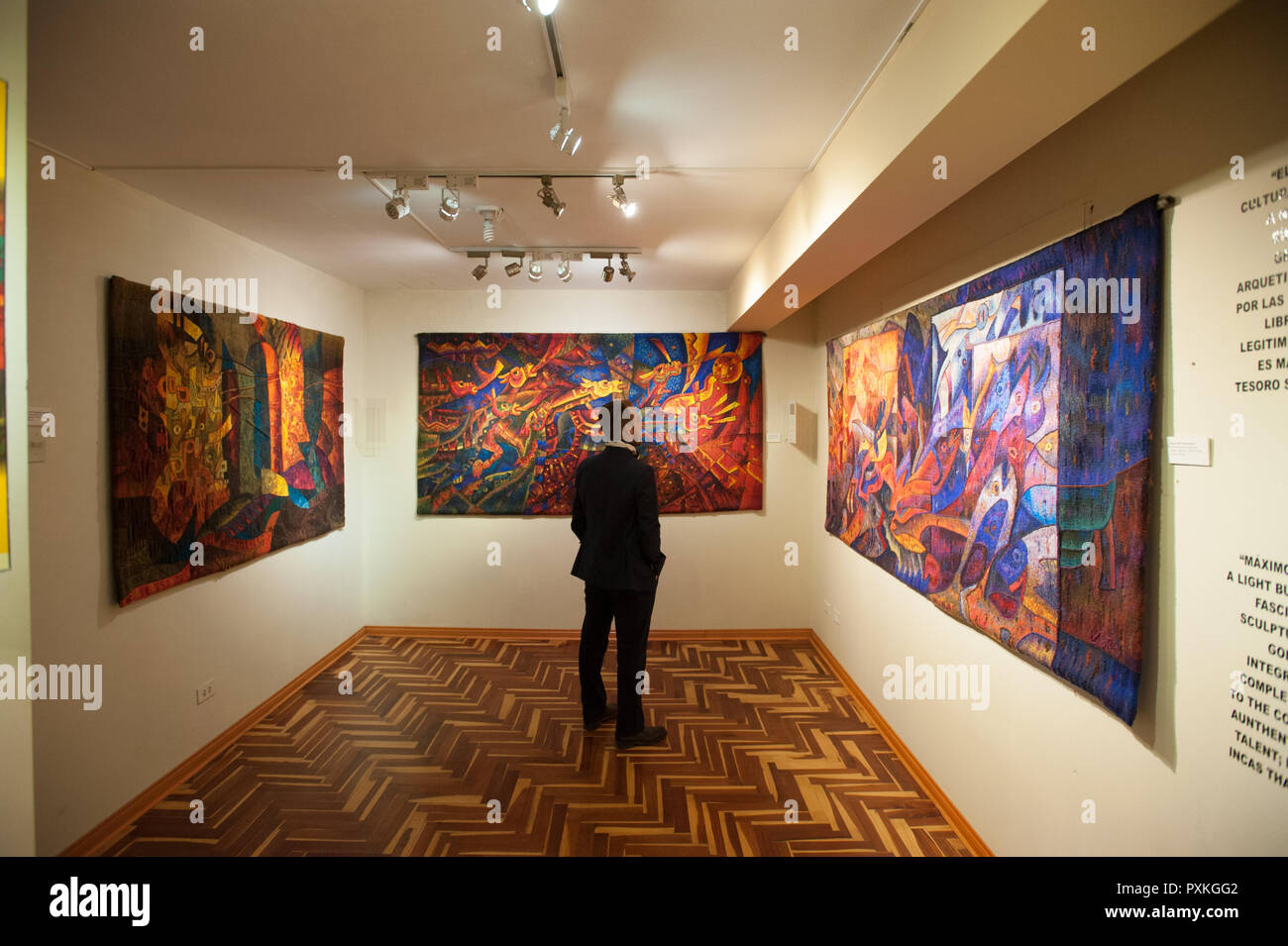 Museo d'arte della tappezzeria Maximo Laura Foto Stock