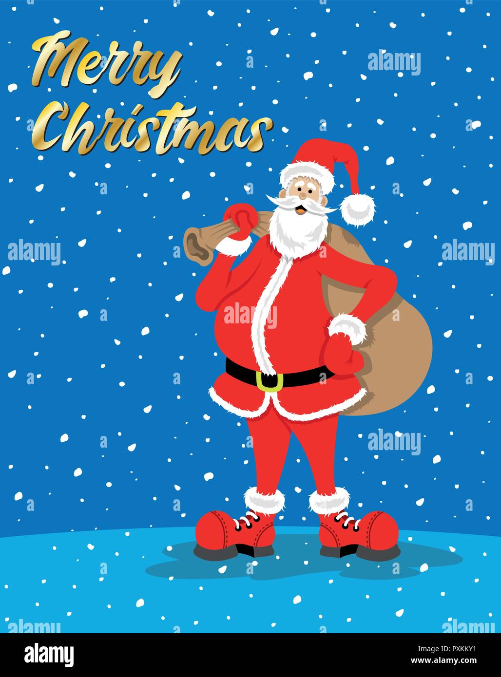 Babbo Natale Cartone Animato Con La Celebrazione Della Messa