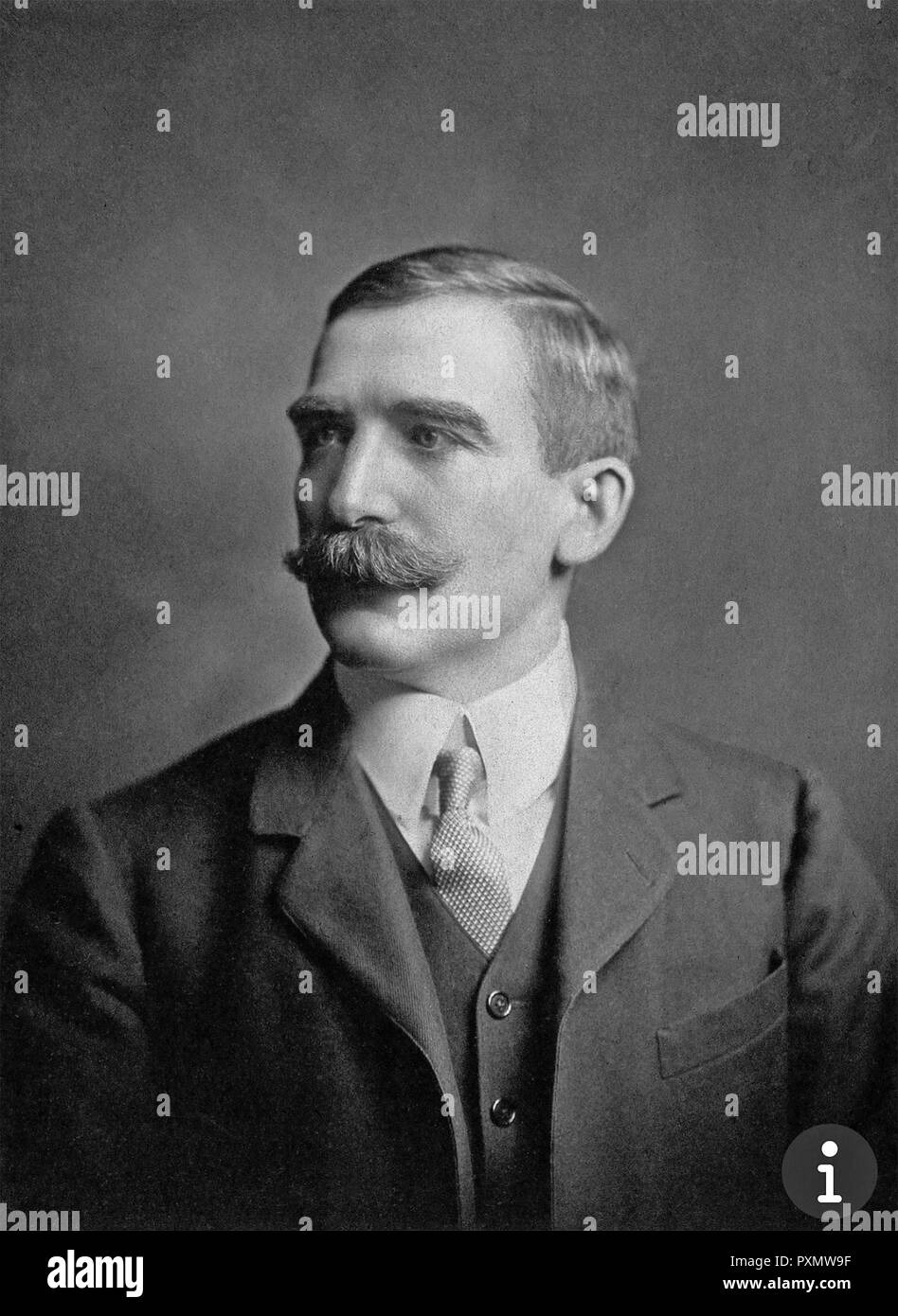 HENRY WELLCOME (1853-1936) American Pharmaceutical imprenditore circa 1900 Foto Stock