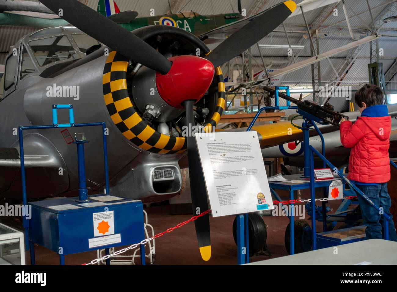 Norfolk e Suffolk Aviation Museum, Flixton, Suffolk, Inghilterra. Foto Stock