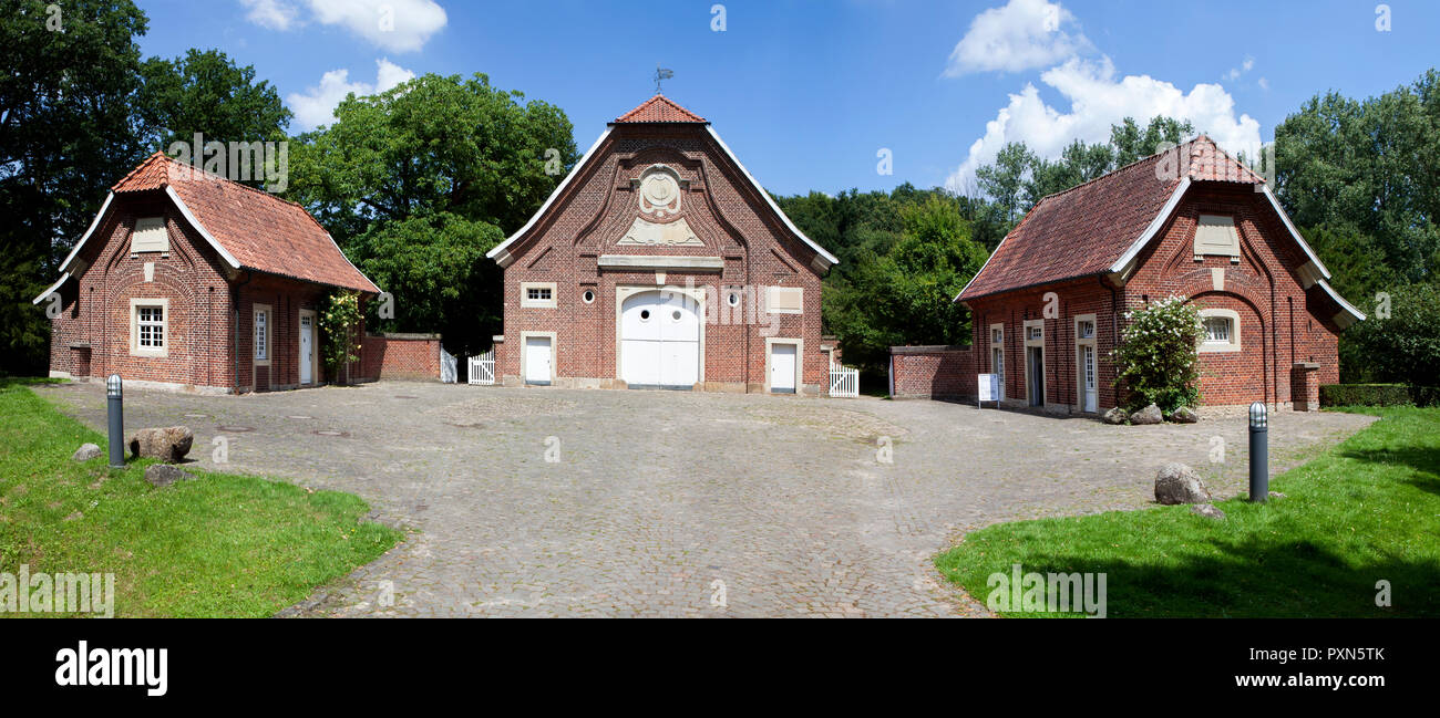 Haus Rüschhaus, Nienberge, Münster, Renania settentrionale-Vestfalia, Germania ed Europa Foto Stock
