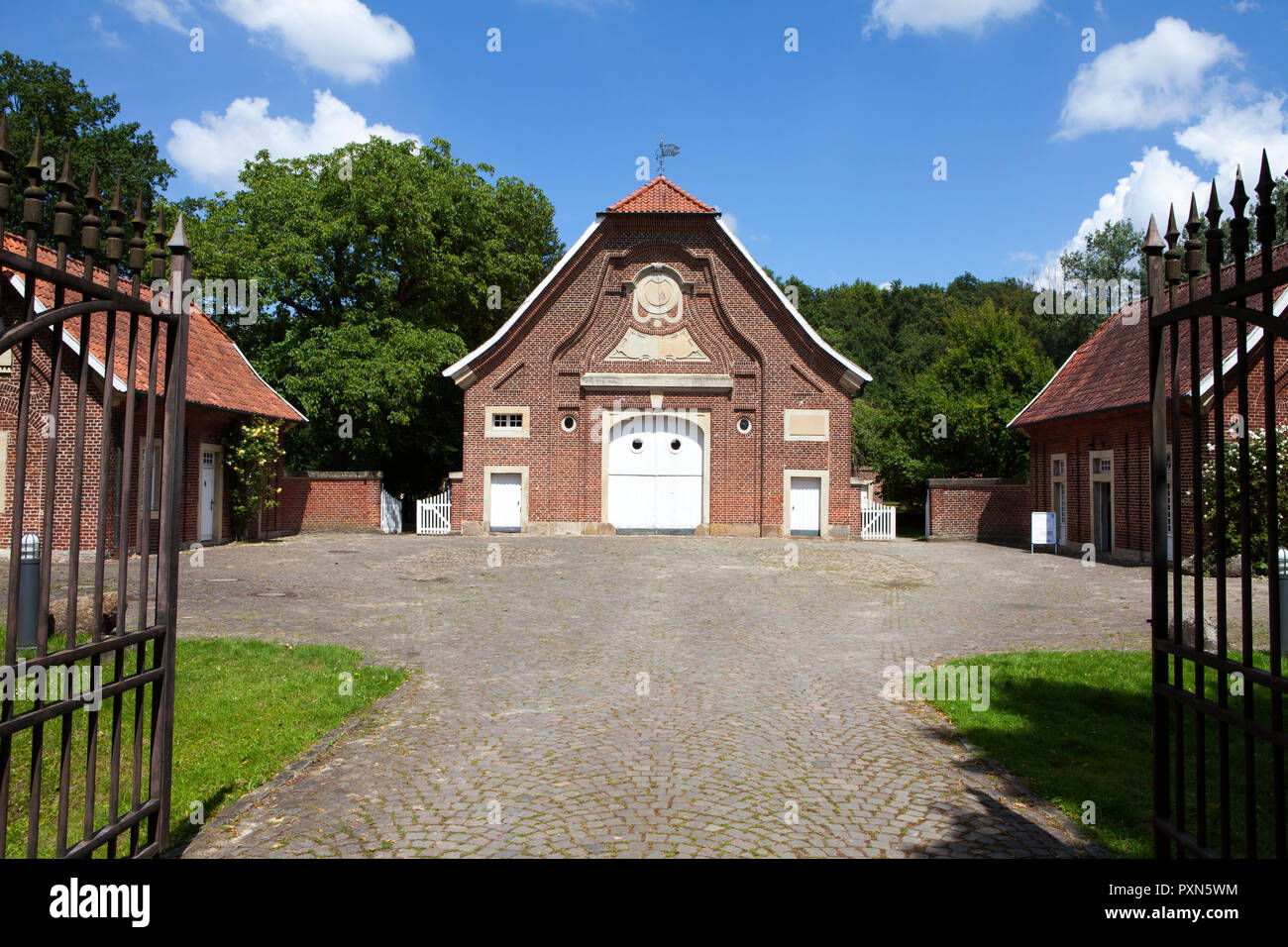 Haus Rüschhaus, Nienberge, Münster, Renania settentrionale-Vestfalia, Germania ed Europa Foto Stock