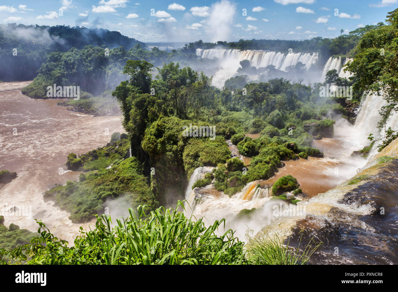 Cascate di Iguassù, Puerto Iguazu, Misiones, Argentina Foto Stock
