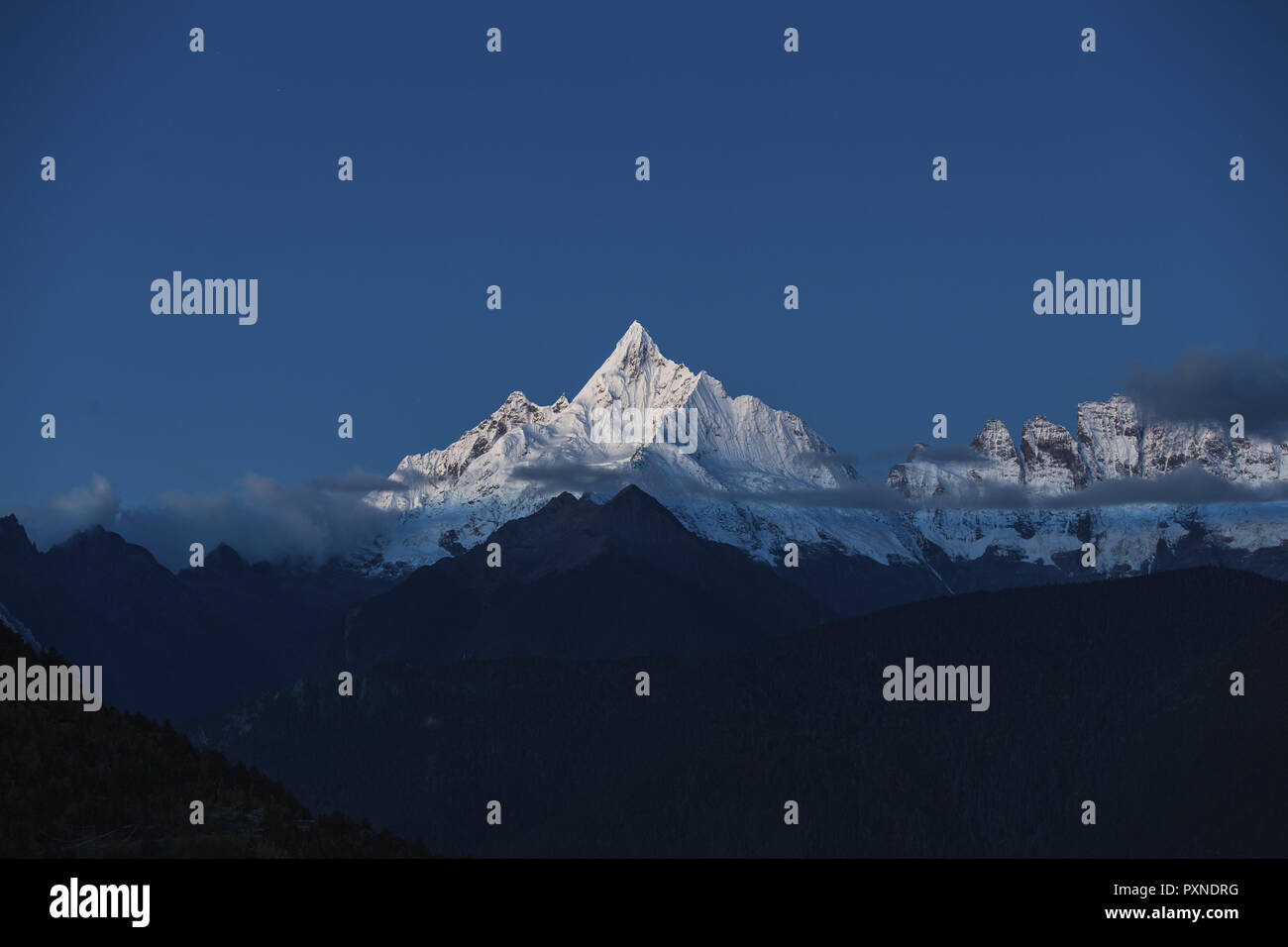 Meili Snow Mountain Foto Stock