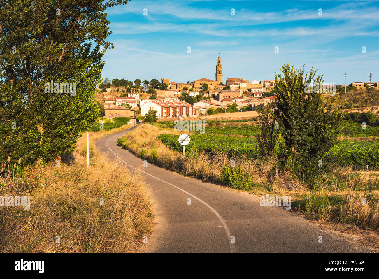 Briones, La Rioja, Spagna. Foto Stock