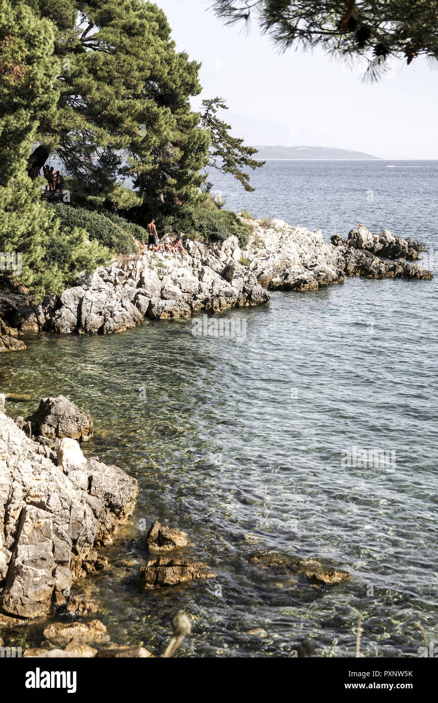 Croazia, isola di Rab Foto Stock