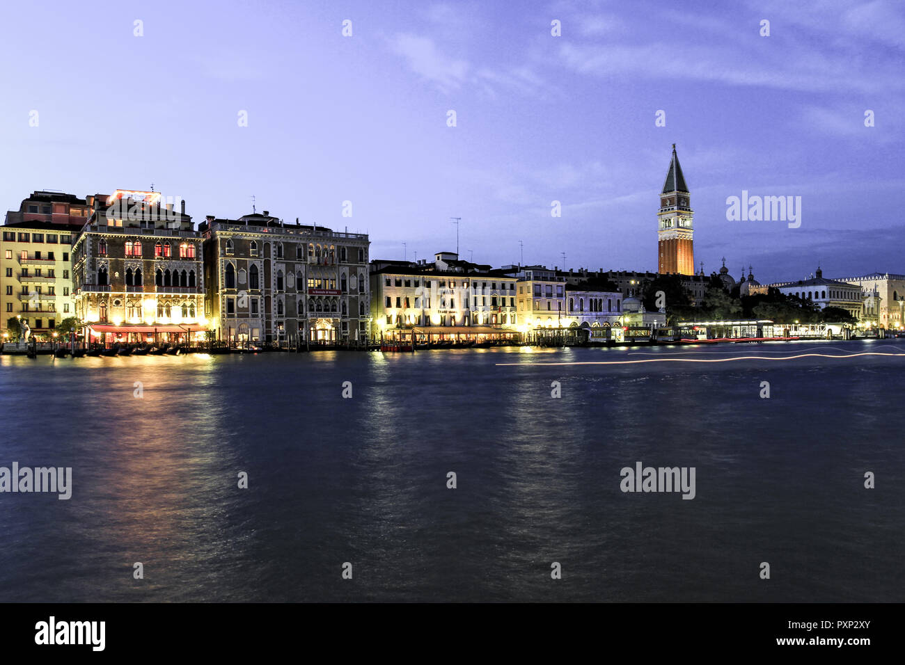 Canale Grande in Venedig, ITALIEN Foto Stock