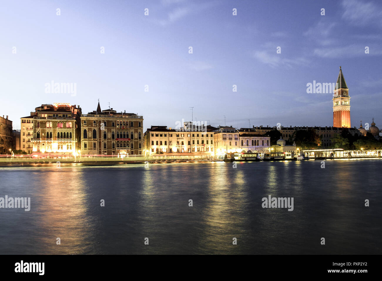 Canale Grande in Venedig, ITALIEN Foto Stock