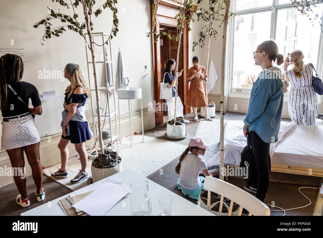Londra Inghilterra,Regno Unito Gran Bretagna,Mayfair Piccadilly,Burlington House,Royal Academy of Arts,Interior Inside,Inside interior,gallery galle Foto Stock