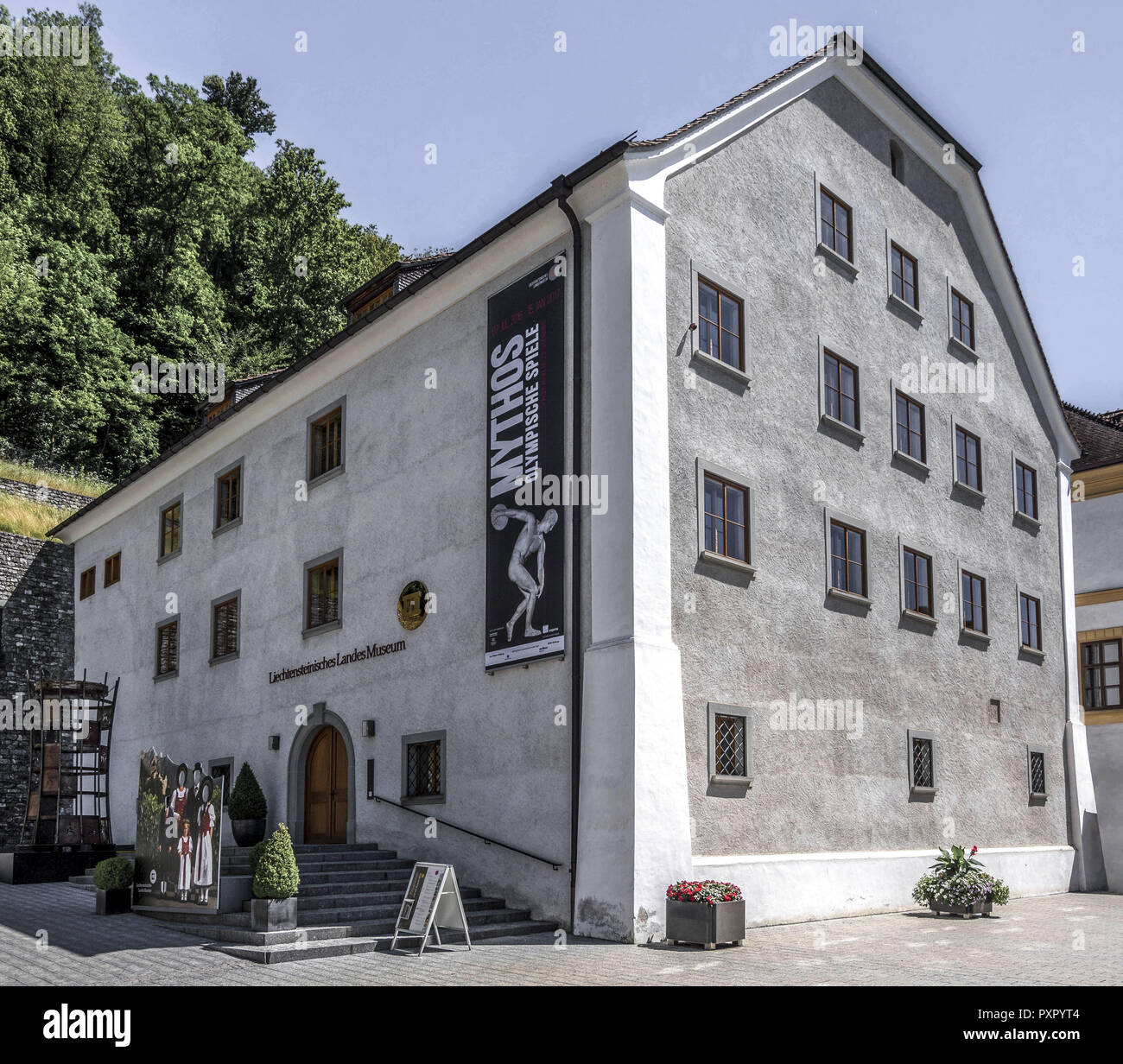 Museo Nazionale di Vaduz, Principato del Liechtenstein Foto Stock