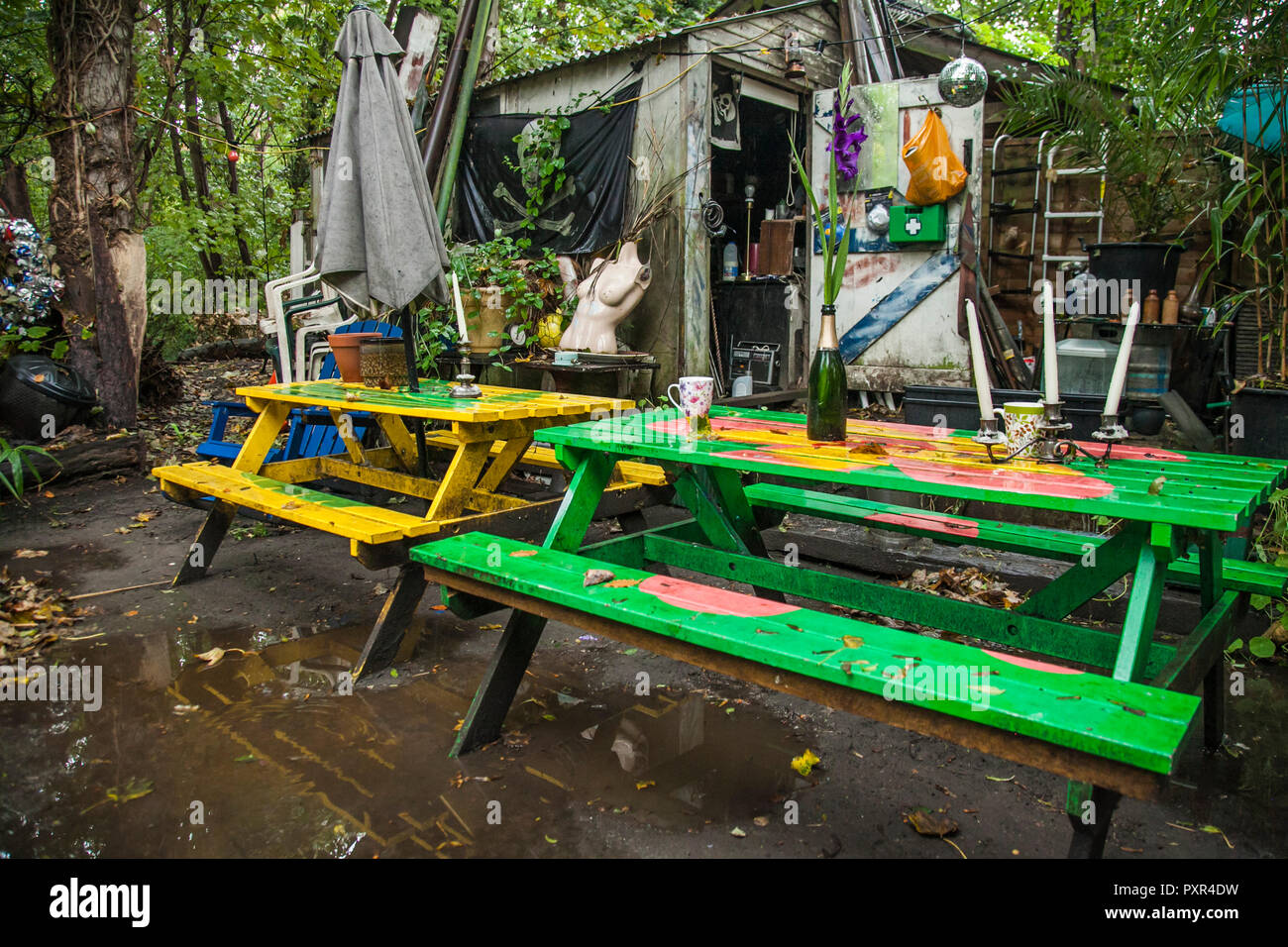 Eel Pie Island,Londra,l'Inghilterra,UK Foto Stock