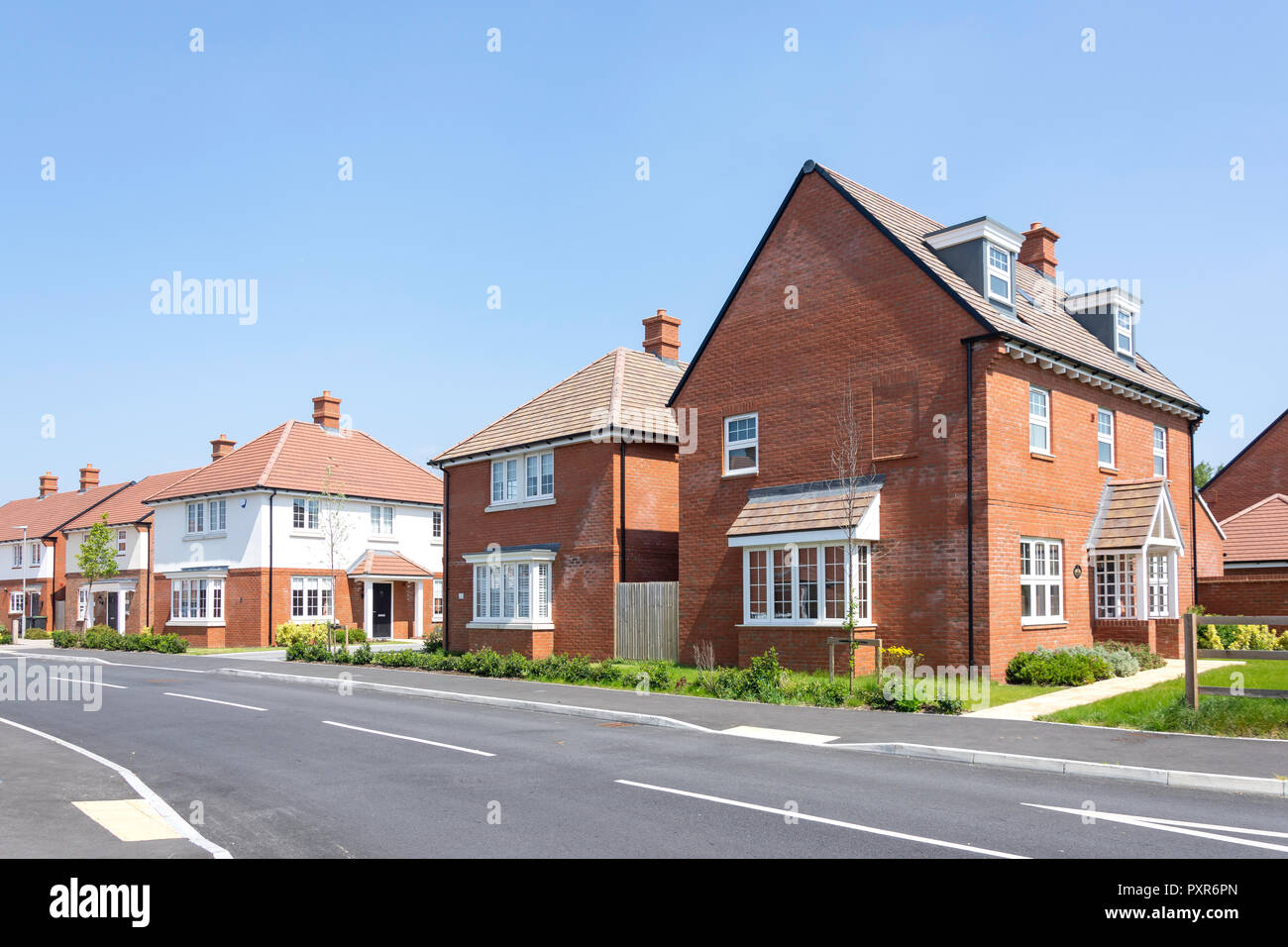 Westgate housing development, Baggs Lane, Wareham Dorset, England, Regno Unito Foto Stock