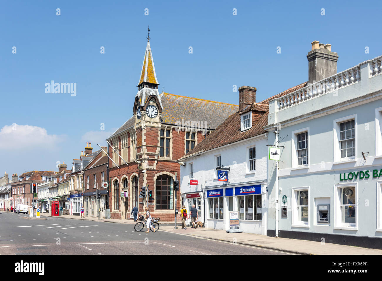 Wareham Town Hall & Museum North Street, Wareham Dorset, England, Regno Unito Foto Stock