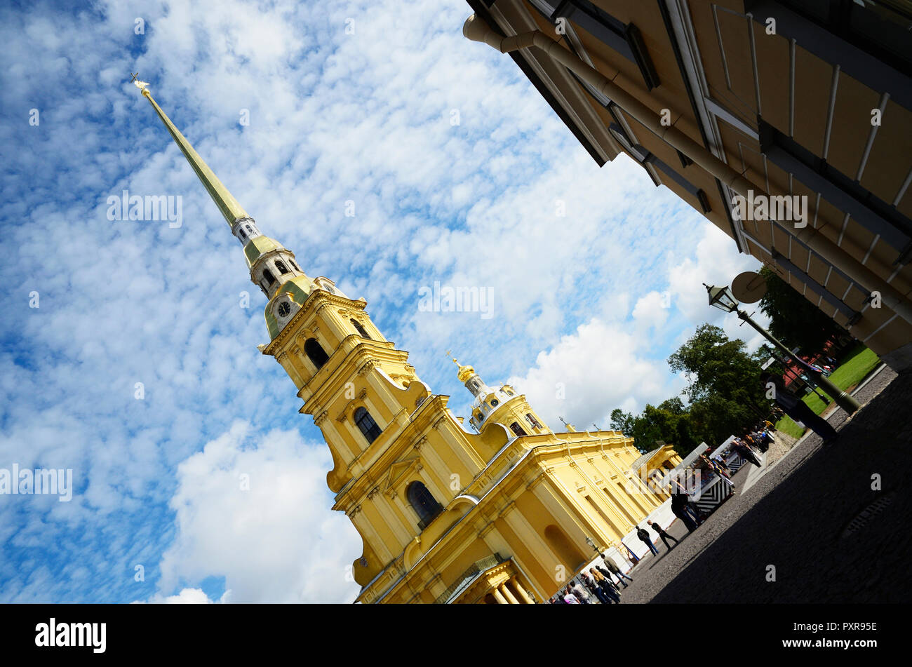 Santi Pietro e Paolo, la cattedrale, la Fortezza di Pietro e Paolo. San Pietroburgo, Northwestern, Russia. Foto Stock